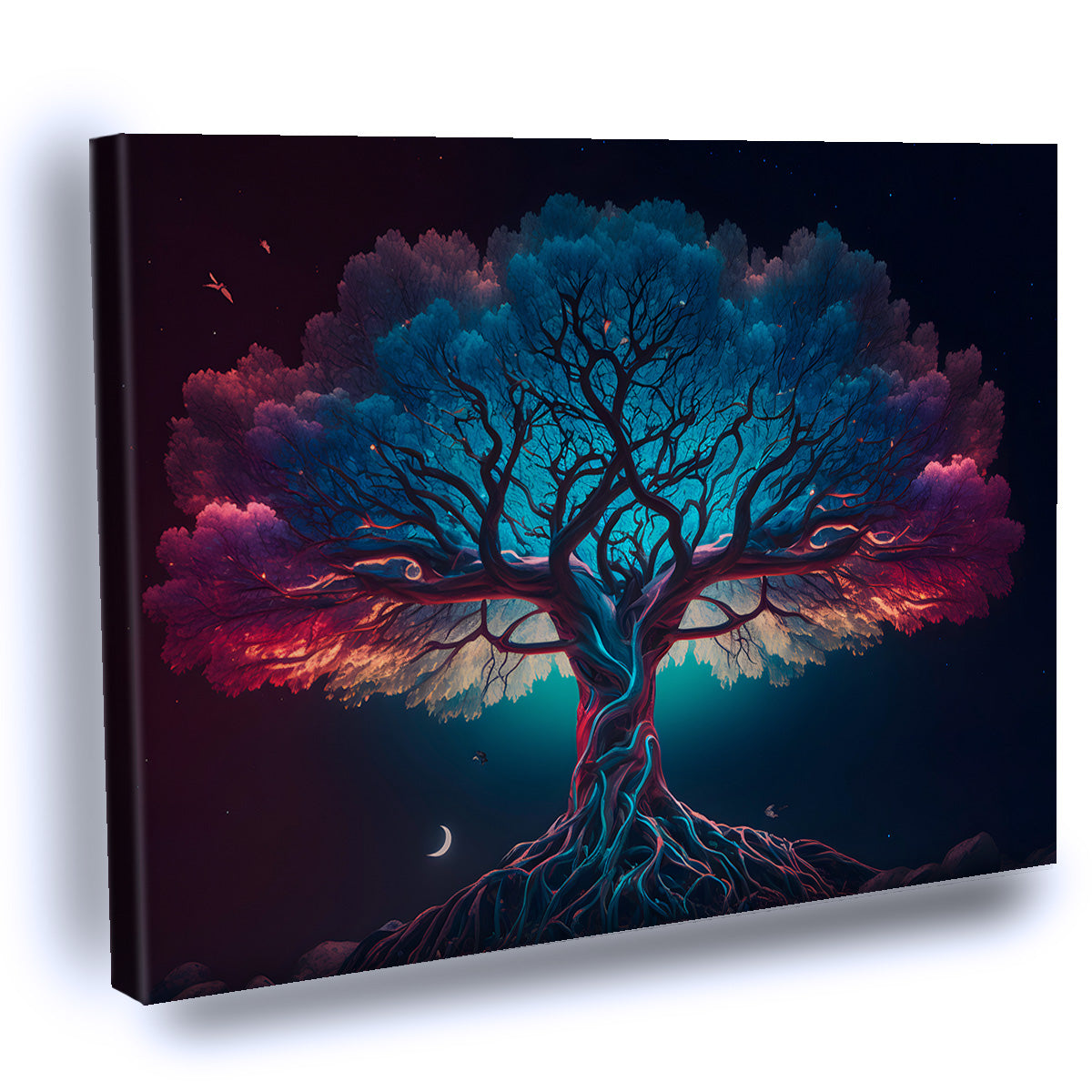 Cuadro Decorativo de Árbol Vikingo Yggdrasil