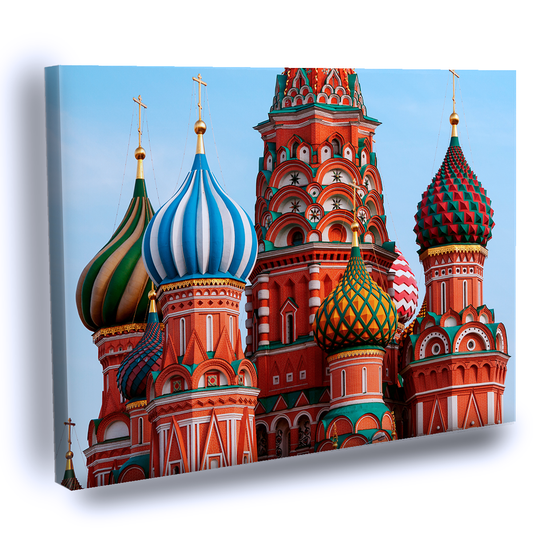 Cuadro Decorativo Cúpula de la Catedral de San Basilio de Moscú