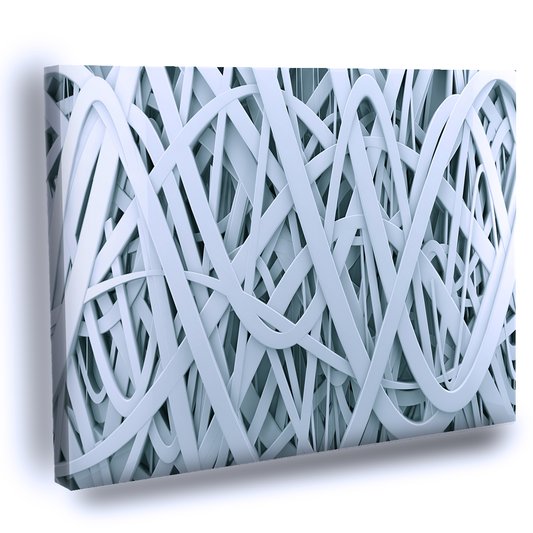 Cuadro Decorativo Abstracto 3D lineas