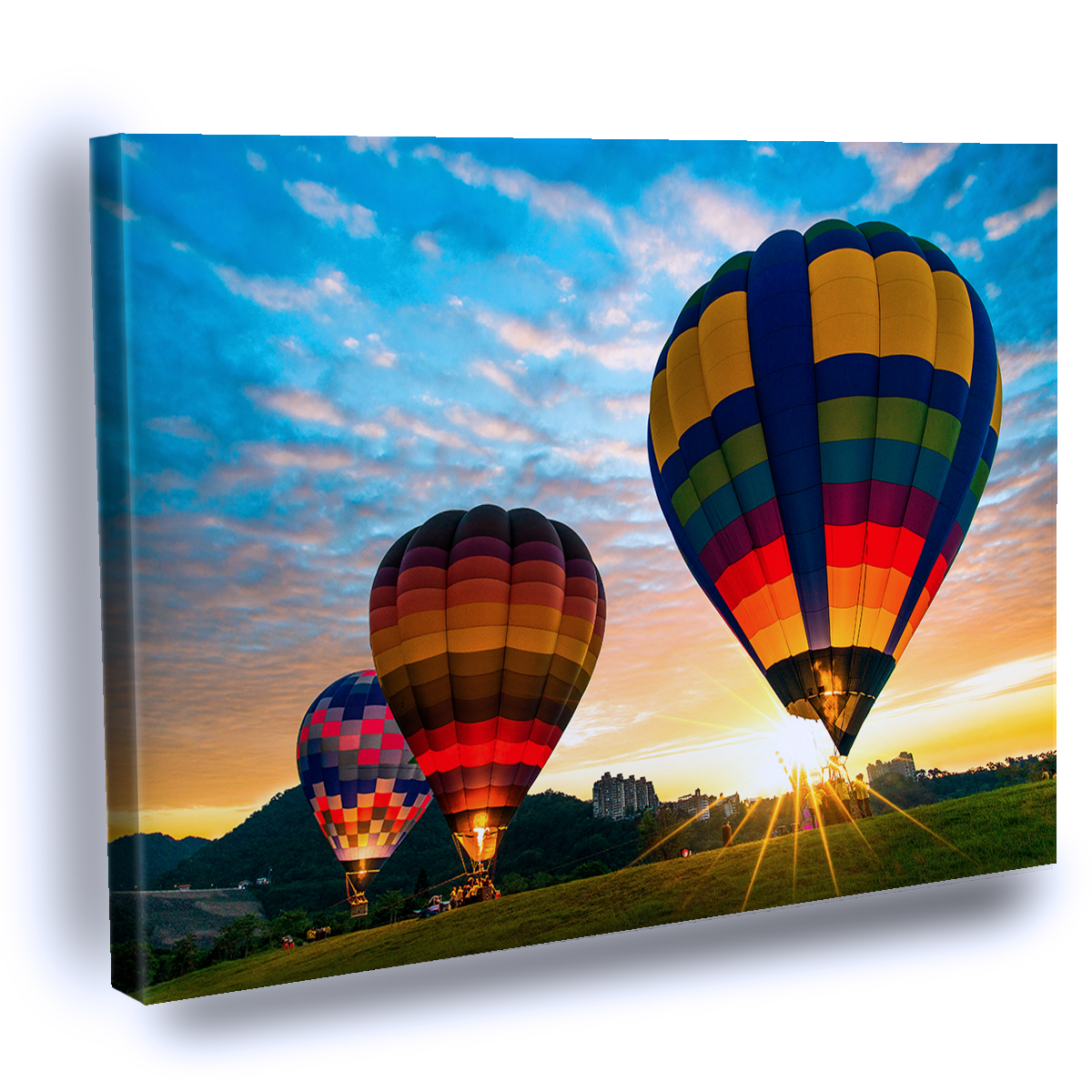 Cuadro Decorativo Globos Aerostáticos