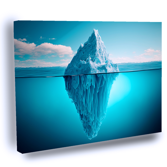 Cuadro Decorativo punta del iceberg