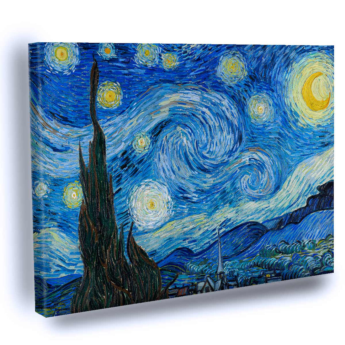 Cuadro decorativo La Noche Estrellada de Van Gogh en canvas - Alcazar Decoraciones