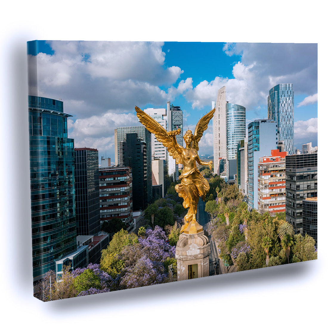 Cuadro decorativo del Angel de la Independencia en Ciudad de Mexico - Alcazar Decoraciones