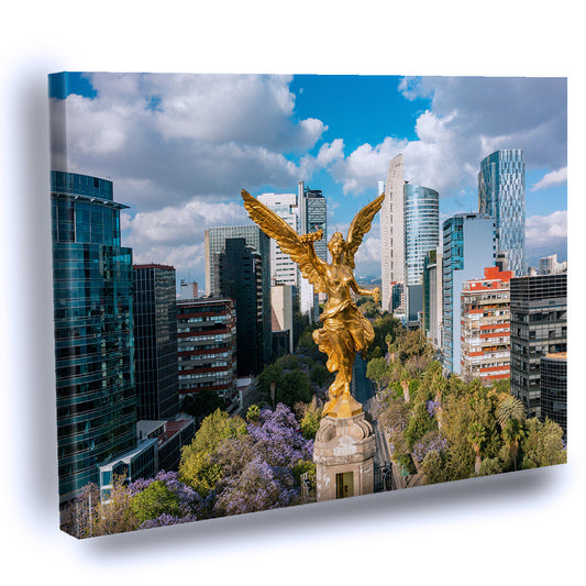 Cuadro decorativo del Angel de la Independencia en Ciudad de Mexico - Alcazar Decoraciones