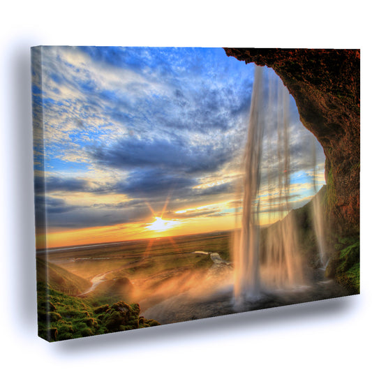 Cuadro Decorativo de Playa volcánica de Reynisfjara, Islandia (Copia)