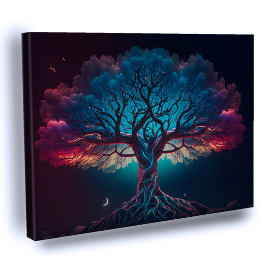 Cuadro Decorativo de Árbol Vikingo Yggdrasil