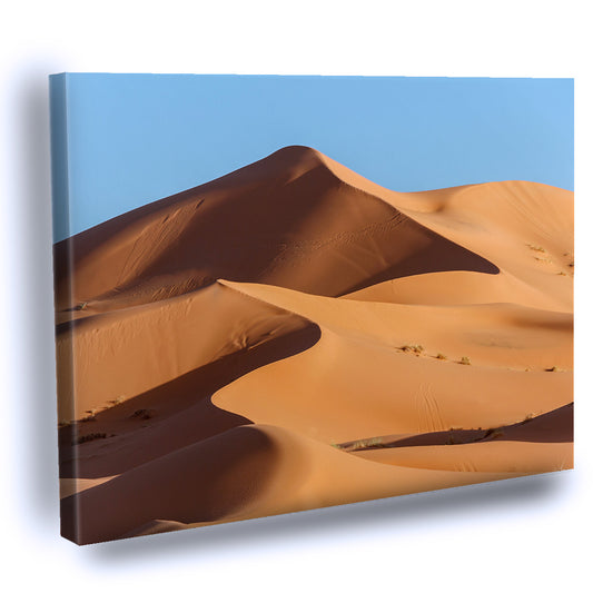 Cuadro Decorativo de Dunas doradas. Dunas majestuosas en el desierto.