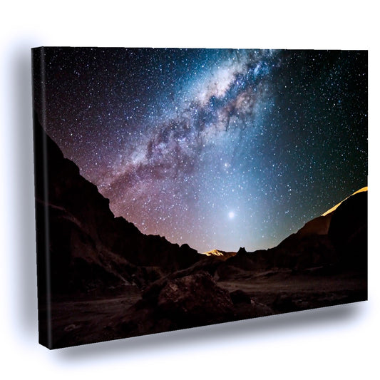 Cuadro Decorativo de Estelas de estrellas en el desierto de Atacama Chile