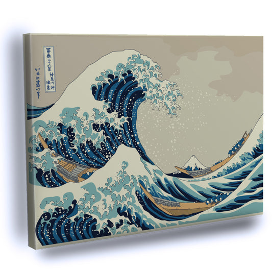 Cuadro Decorativo La Gran Ola de Katsushika Hokusai