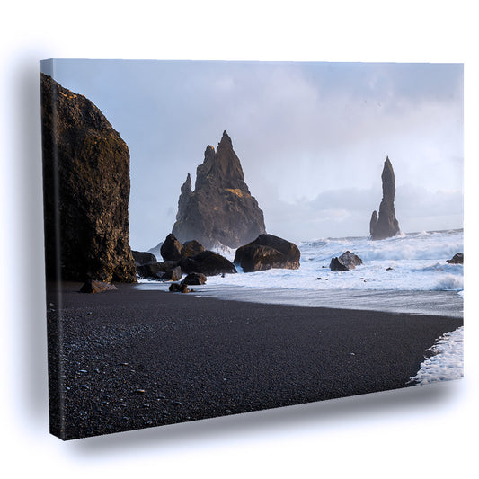 Cuadro Decorativo de Playa volcánica de Reynisfjara, Islandia